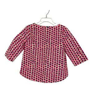 J. Crew Crewcuts Girls Size 4/5 Pink Blue Floral Top F4473